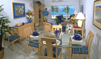 Jamaica apartment dining room