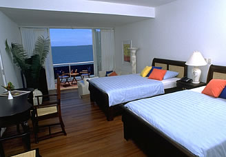Blue Haven hotel room